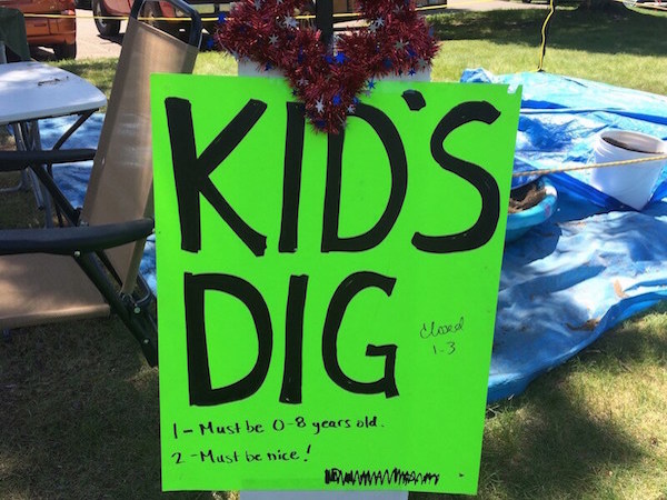 Moose Lake Agate Days:Kids Dig for children ages 0-8 