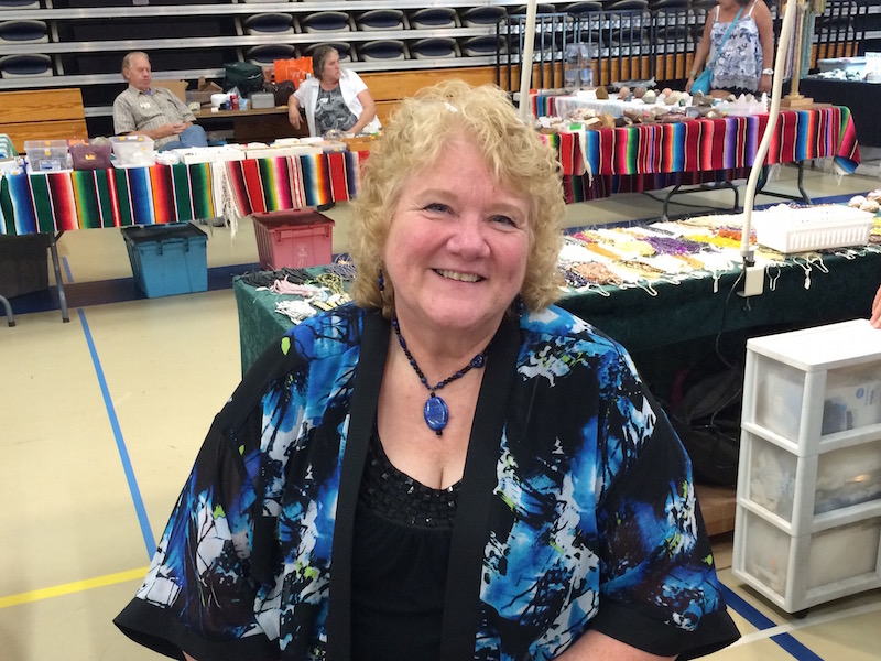 Frederick WI Gem and Mineral Show Pamela Carol of Shining Star Jewelry 