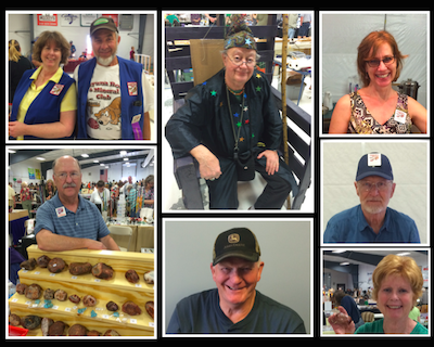 Photo collage of the friendly faces of the Cuyuna rock club.